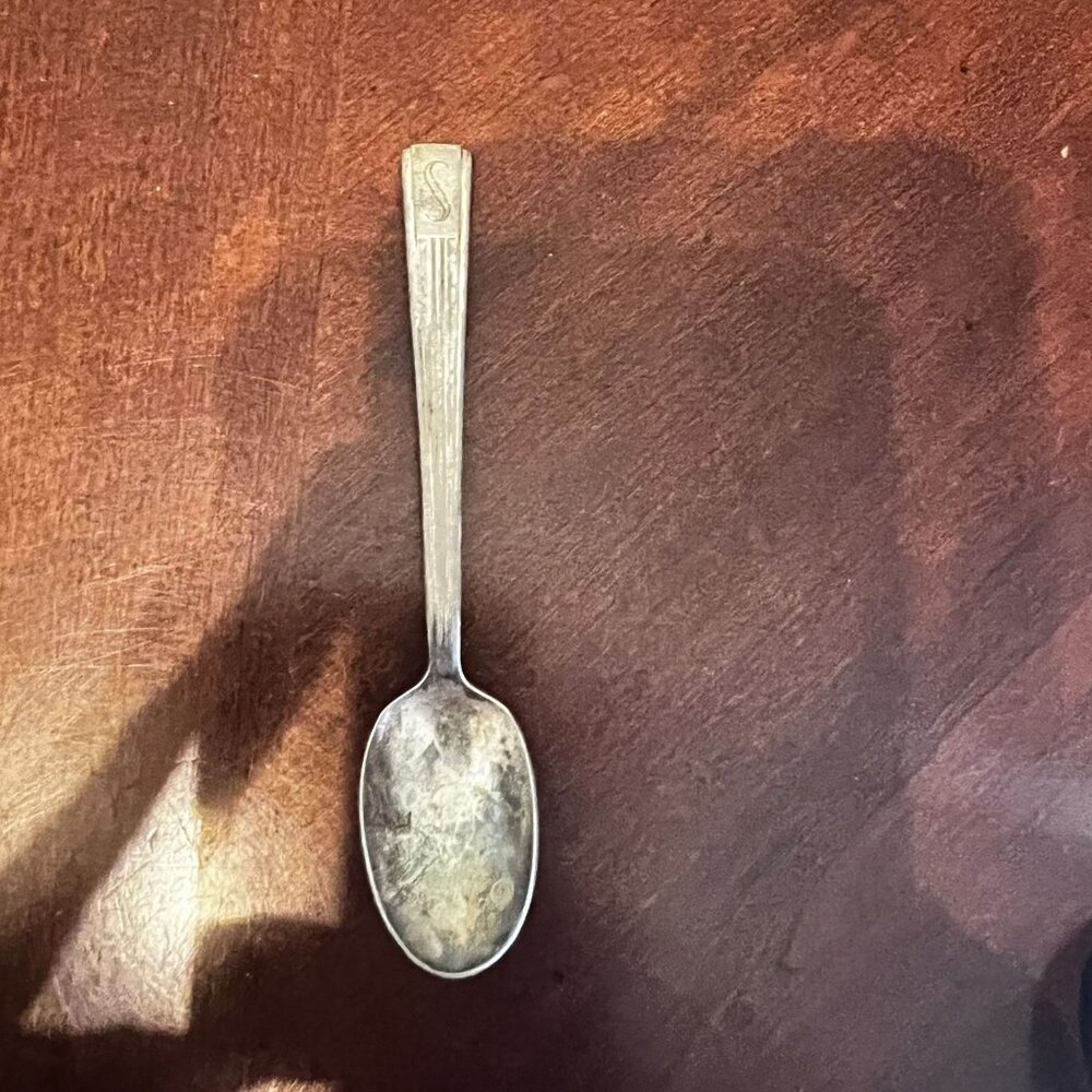 Antique Hotel Statler Silver plated‎ Demitasse Spoon International 1920s